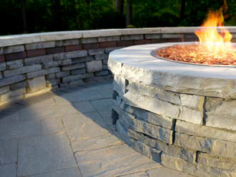 Rivercrest Fire Pit Kit Illinois Landscape Supply L Unilock